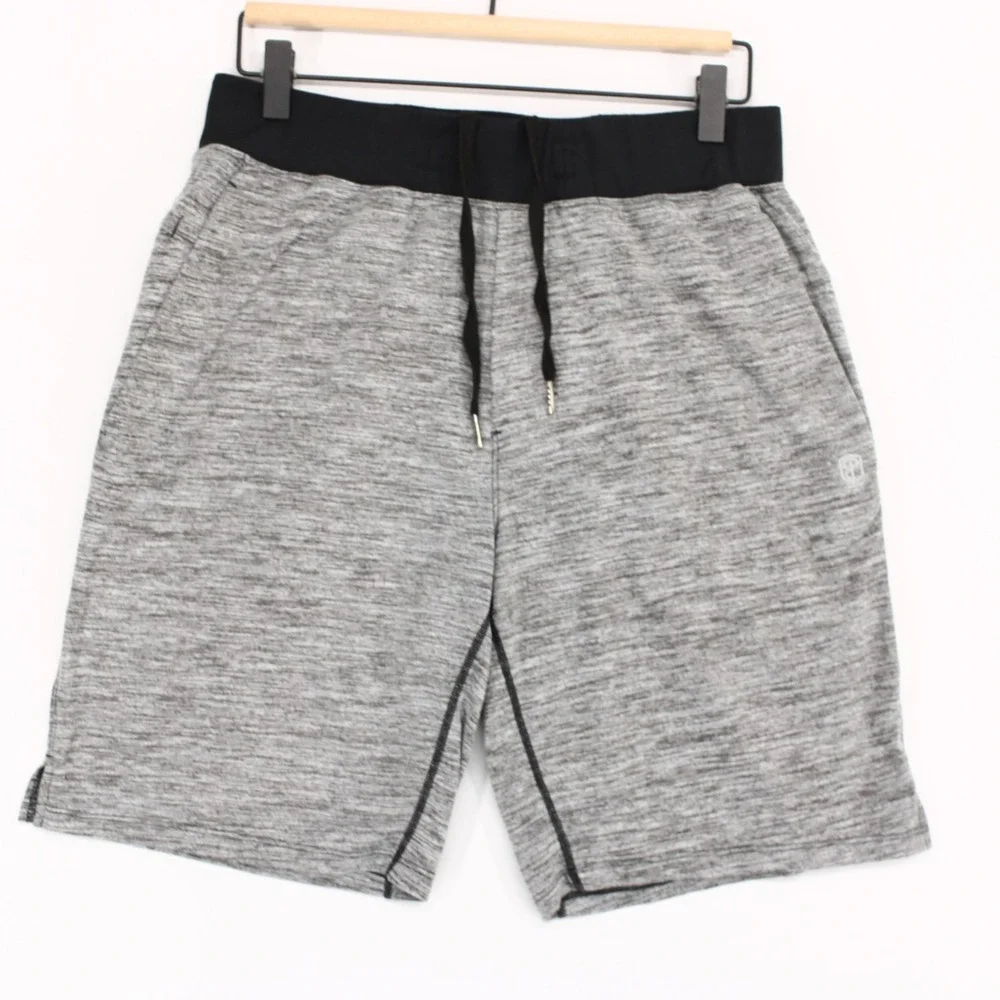 Born Primitive Training Shorts Mens Small Gray Heather Athletic Training Gym
